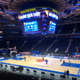 Pregame warmups. It honestly didn’t seem much more full than this even at tipoff.